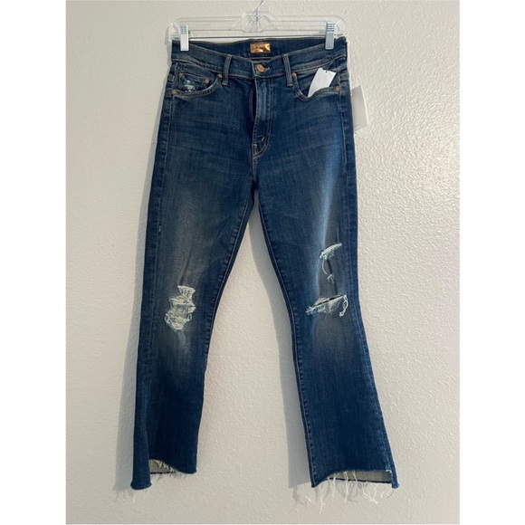 Mother The Insider Crop Step fray Jeans - Picture 6 of 8